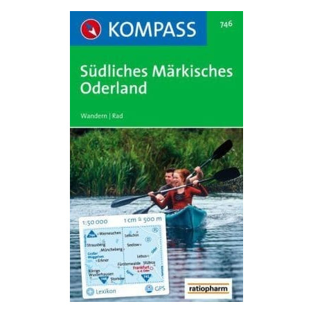 Achat Carte randonnées Sud Märkisches Oderland Kompass 746