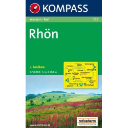 Achat Carte randonnées Rhon Kompass 762