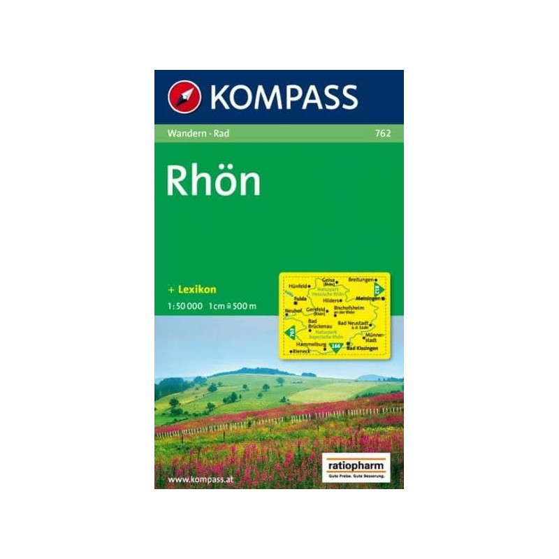 Achat Carte randonnées Rhon Kompass 762
