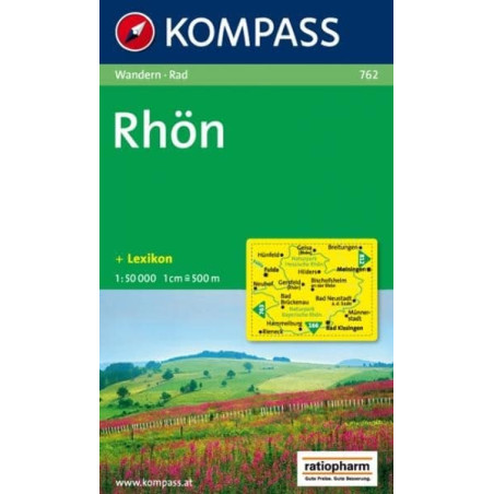 Achat Carte randonnées Rhon Kompass 762