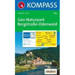 Achat Carte randonnées Geo-Naturpark Bergstraße-Odenwald Kompass 764