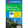 Achat Carte randonnées Mittlere Alb, Münsinger Kompass 779