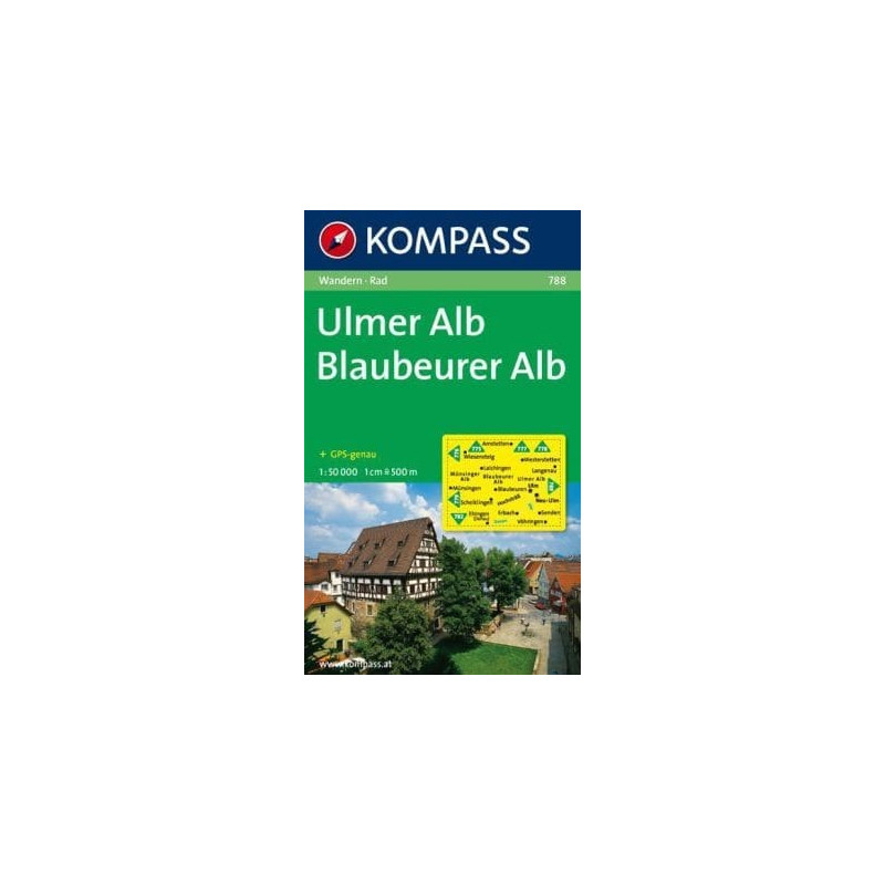 Achat Carte randonnées Ulmer Alb, Blaubeurer Alb Kompass 788