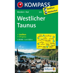 Achat Carte randonnées Westlicher Taunus Kompass 839