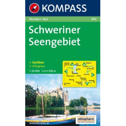 Achat Carte randonnées Schweriner Seengebiet Kompass 850