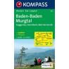 Achat Carte randonnées Baden-Baden Murgtal Kompass 872