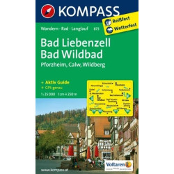 Achat Carte randonnées Bad Liebenzell, Bad Wildbad Kompass 873