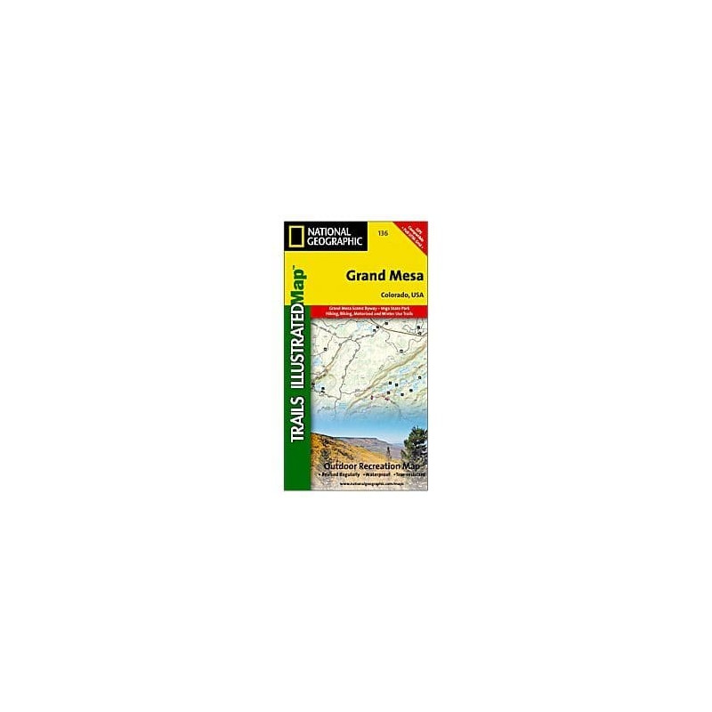 Achat Carte randonnées Grand Mesa - National Géographic