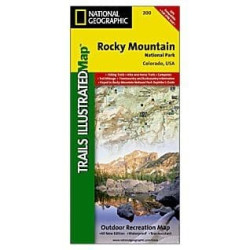 Achat Carte randonnées Rocky Mountain National Park - National Géographic
