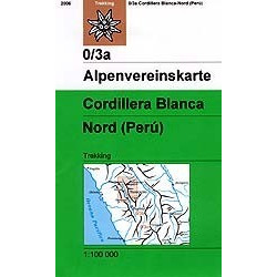 Achat Carte randonnées Cordillera Blanca, Nord (Perú) - Alpenverein
