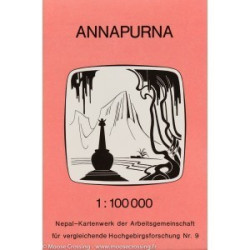 Achat Carte randonnées Annapurna - Nelles Craenen