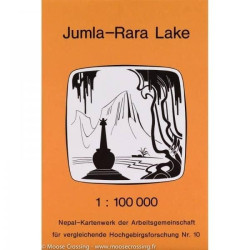 Achat Carte randonnées Jumla, Rara Lake - Nelles Craenen