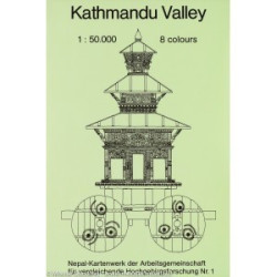 Achat Carte randonnées Kathmandu Valley - Nelles Craenen