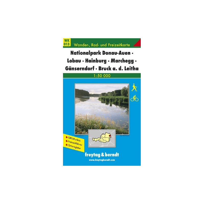 Achat Carte randonnées Nationalpark Donau-Auen-Lobau Leitha - Freytag 013