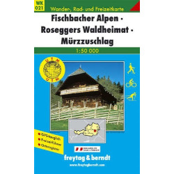 Achat Carte randonnées Fischbacher Alpen, Roseggers Waldheimat - Freytag 021