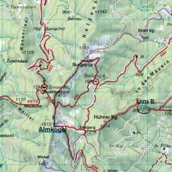 Achat Carte randonnées Eisenwurzen, Steyr, Waidhofen - Freytag 051