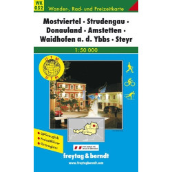 Achat Carte randonnées Mostviertel, Strudengau, Donauland- Freytag 052