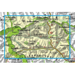 Achat Carte randonnées Matrei-Defereggen-Virgental - Freytag 123