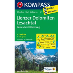 Achat Carte randonnées Lienzer Dolomiten-Lesachtal - Kompass 47