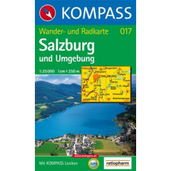 Achat Carte randonnées Salzburg und Umgebung - Kompass 017
