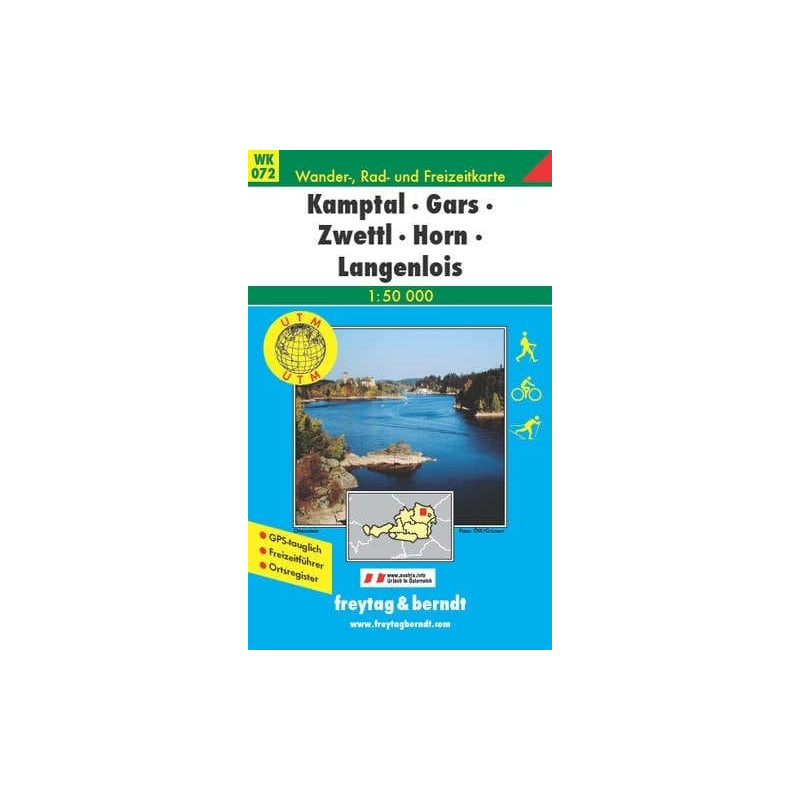 Achat Carte randonnées Kamptal-Gars-Zwettl-Horn-Langenlois - Freytag 072