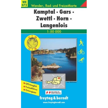 Achat Carte randonnées Kamptal-Gars-Zwettl-Horn-Langenlois - Freytag 072