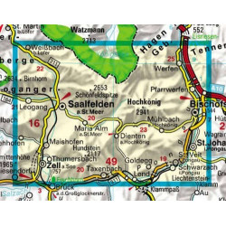 Achat Carte randonnées Pongau-Hochkönig-Saalfelden - Freytag 103
