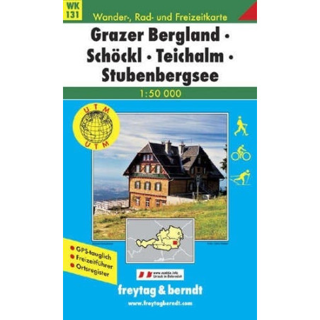 Achat Carte randonnées Grazer Bergland-Schöckl-Teichalm-Stubenbergsee - Freytag 131