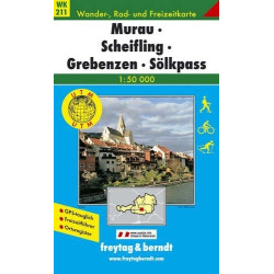 Achat Carte randonnées Murau-Scheifling-Grebenzen-Sölkpass - Freytag 211