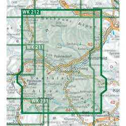 Achat Carte randonnées Seetaler Alpen-Seckauer Alpen-Judenburg-Knittelfeld - Freytag 212