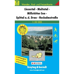 Achat Carte randonnées Liesertal-Maltatal-Millstätter See-Spittal an der Drau-Nockalmstraße - Freytag 221