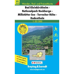 Achat Carte randonnées Bad Kleinkirchheim-Nationalpark Nockberge-Millstätter See-Turracher Höhe-Radenthein - Freytag 222