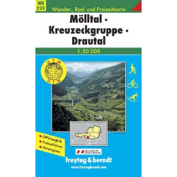 Achat Carte randonnées Mölltal-Kreuzeckgruppe-Drautal - Freytag 225