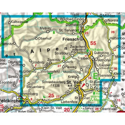 Achat Carte randonnées Hemmaland-Gurktal-Metnitztal-Feldkirchen-St. Veit an der Glan - Freytag 231