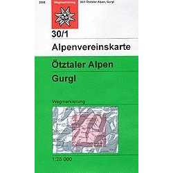 Achat Carte randonnées Otztaler alpen gurgl - Alpenverein 30/1