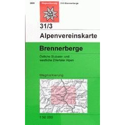 Achat Carte randonnées Brennerberge - Alpenverein 31/3