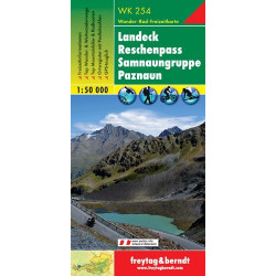 Achat Carte randonnées Landeck-Reschenpass-Kaunertal - Freytag 254