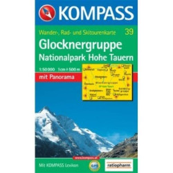 Achat Carte randonnées Glocknergruppe, Nationalpark Hohe Tauern - Kompass 39