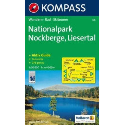 Achat Carte randonnées Nationalparkregion Nockberge, Liesertal - Kompass 66