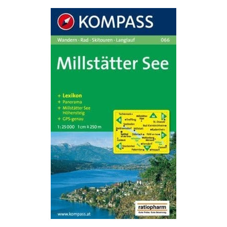 Achat Carte randonnées Millstätter See - Kompass 066