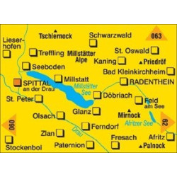 Achat Carte randonnées Millstätter See - Kompass 066