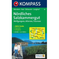 Achat Carte randonnées Nördliches Salzkammergut - Kompass 18