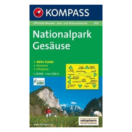 Achat Carte randonnées Nationalpark Gesäuse - Kompass 206
