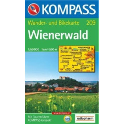 Achat Carte randonnées Wienerwald - Kompass 209