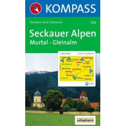 Achat Carte randonnées Seckauer Alpen, Murtal, Gleinalm - Kompass 223