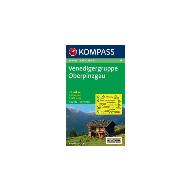 Achat Carte randonnées Venedigergruppe, Oberpinzgau - Kompass 38