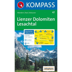 Achat Carte randonnées Lienzer Dolomiten, Lesachtal, Karnischer Höhenweg - Kompass 47