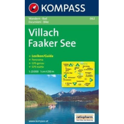 Achat Carte randonnées Villacher Alpe, Unterdrautal - Kompass 64