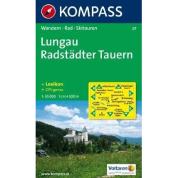 Achat Carte randonnées Lungau, Radstädter Tauern - Kompass 67