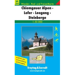Achat Carte randonnées Chiemgauer Alpen, Lofer, Leogang, Steinberge - Freytag 104